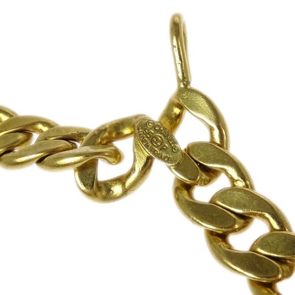 Chanel Gold Medallion Button Chain Belt 95P Small Good - Picture 4 of 5